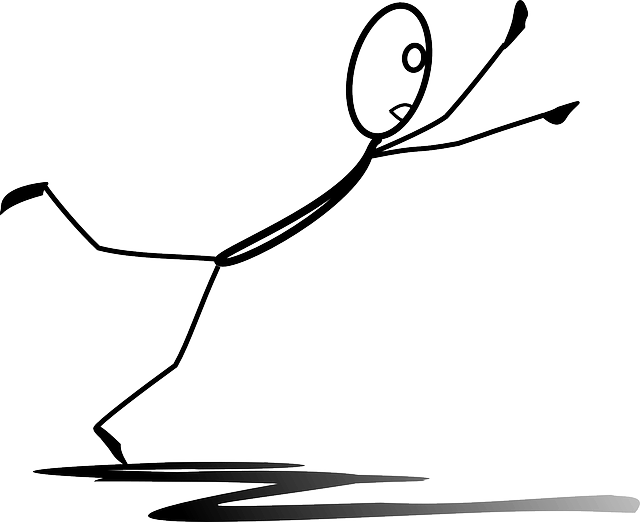 I Have Read A Number Of Stories In The Media And On - Stick Man Falling Down (640x522)