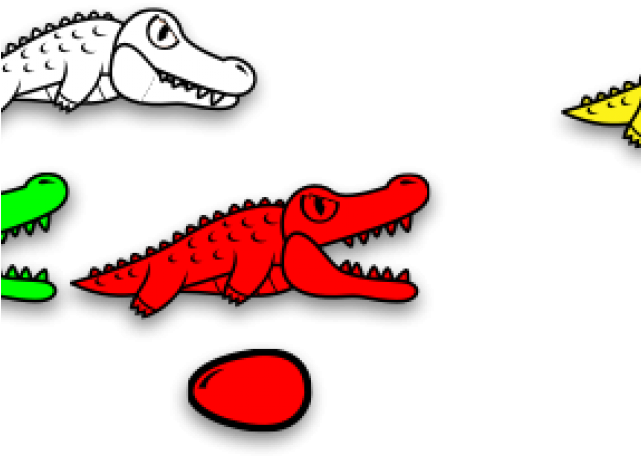 Caiman Clipart Hungry Alligator - Linguistics (640x480)