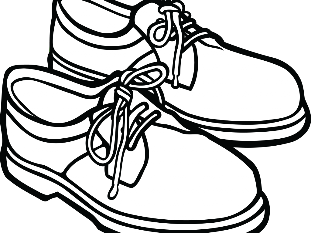 Gym Shoes Clipart Shoe Coat - Pair Of Shoes Clip Art (1024x768)