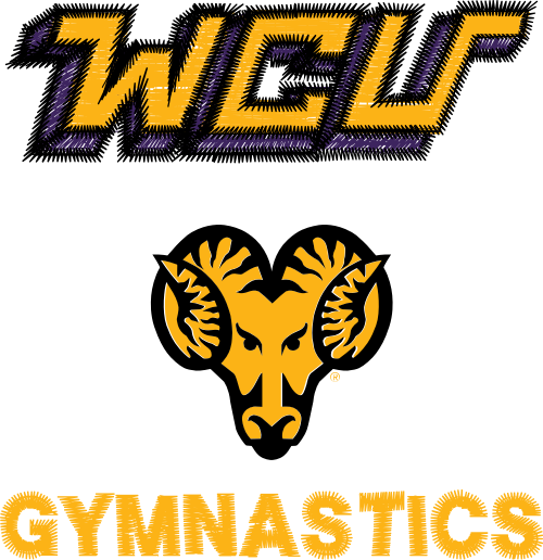 West Chester University Gymnastics - West Chester University Golden Ram (500x516)