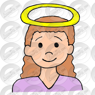 Halo Clipart Halo Picture For Classroom Therapy Use - Cartoon (380x380)