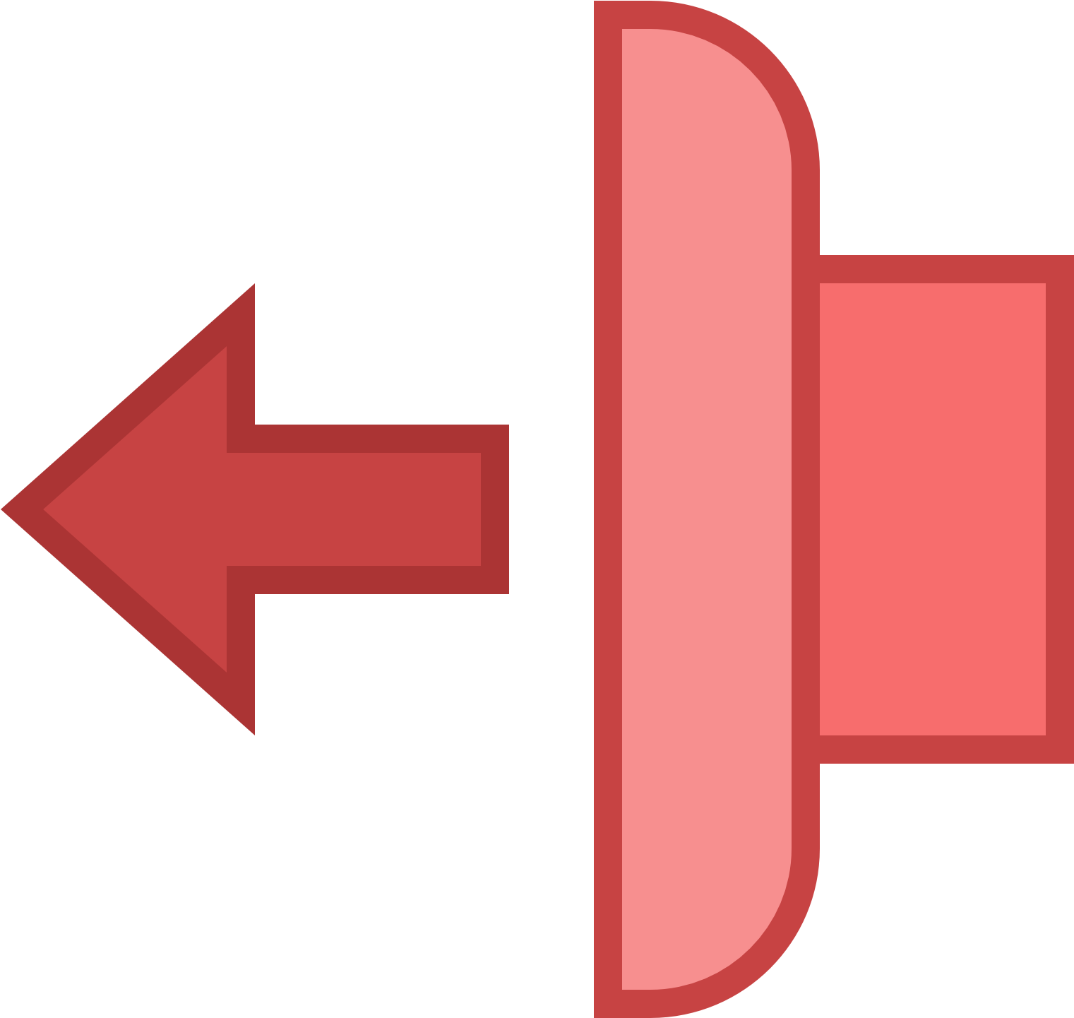 Reversed Clipart Back Arrow - Escudo De Liga De Quito 2015 (1600x1600)