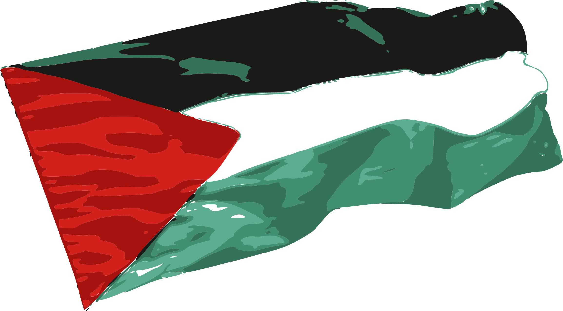 State Of Palestine Flag Of Palestine Mandatory Palestine - Bandera De Palestina En Png (2400x1367)