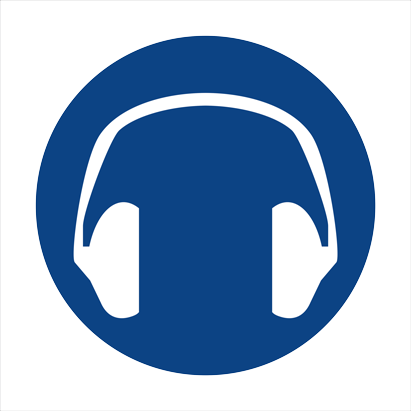 Ppe Symbols Clipart Free Clip Art Images - Safety Signs In Workshop (411x411)