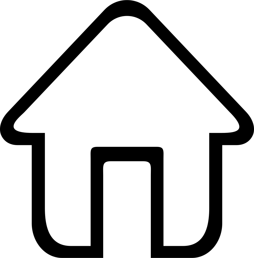 Reverse Clip Wide Clip Art Transparent Library - 首頁 Icon (980x996)