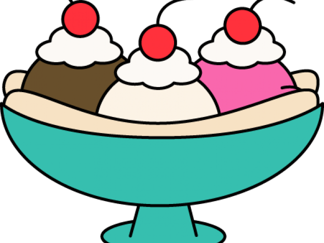 Jelly Clipart Dessert - Ice Cream Sundae Clipart (640x480)