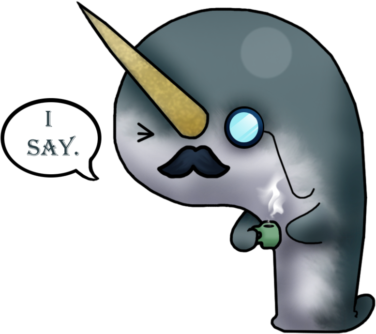 Clip Art Transparent Library Its Grandpa Total Randomness - Narwhals (900x900)