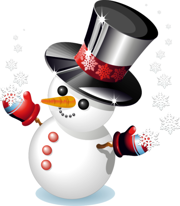 Visit - Let It Snow Card (600x686)