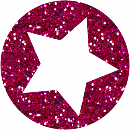 Superlatives Glitter Star 04 Graphic By Marisa Lerin - Circle (456x456)