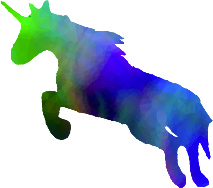 Unicorn Clipart Magical Unicorns Oracle Cards Cardfree - Unicorn Silhouette (900x900)
