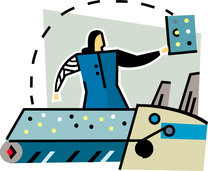 Banner Free Factory Assembles Product Image Illustration - Factory (849x700)