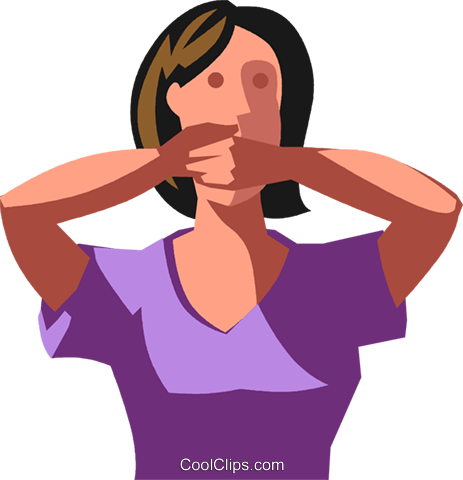 Covering Nose Png - Covering Mouth Clipart Png (463x480)
