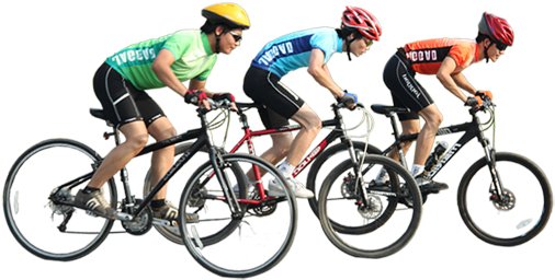 Vector Royalty Free Stock Bike Race Clipart - Clipart Bicycle Race (742x422)