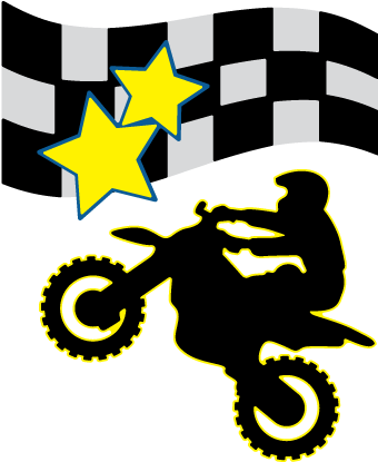 Motocross Rider File From - Dirt Bike Svg Free (340x415)