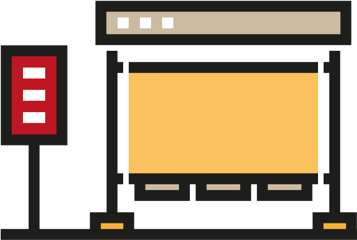 Bus - Bus Stop Shelter Icon (512x512)