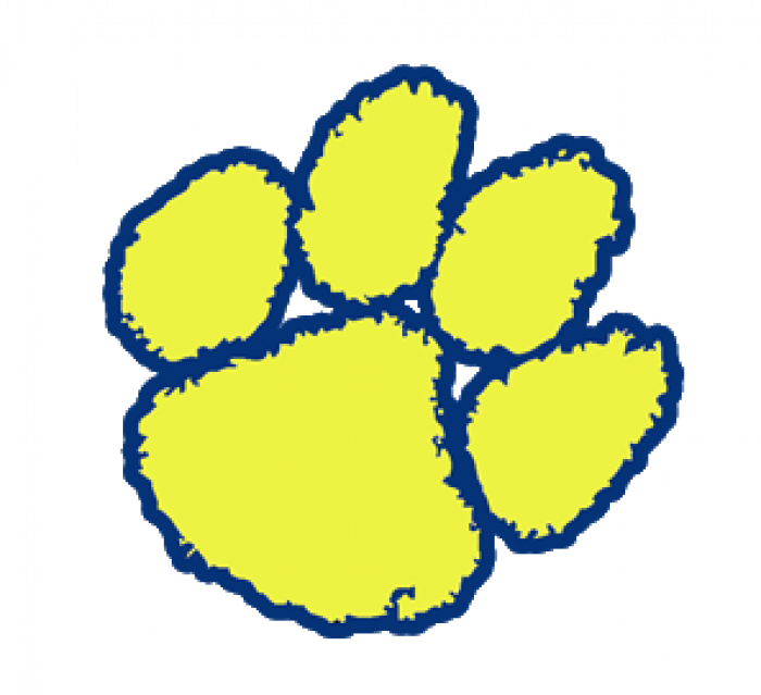 Northport High School Team Page - White Clemson Paw (700x639)