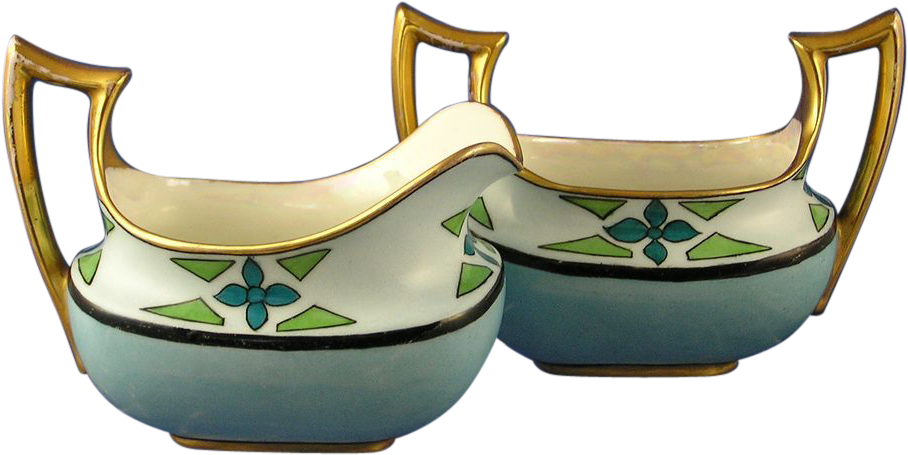 Classio Bavaria Arts & Crafts Creamer & Sugar Set - Handicraft (907x907)