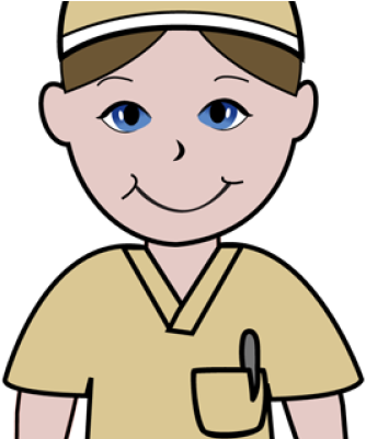 Free Clip Art Of Doctors And Nurses Nurse In Tan Scrubs - Clip Art Nurse (400x400)