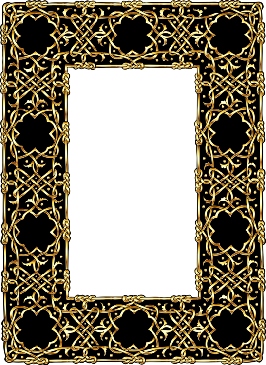 All Photo Png Clipart - Celtic Knotwork Border (546x750)