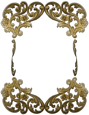Victorian Golden Ornate Frame Transparent Png Stickpng - Frame Design Transparent Background (400x400)