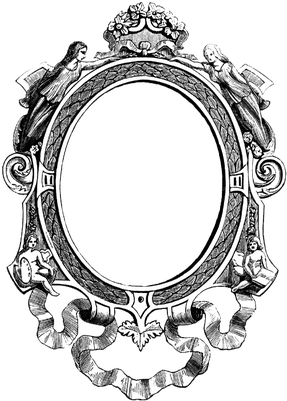 Vintage Ornate Frame Transparent Png Stickpng - Vintage Chick Altered Love Puzzle (400x400)