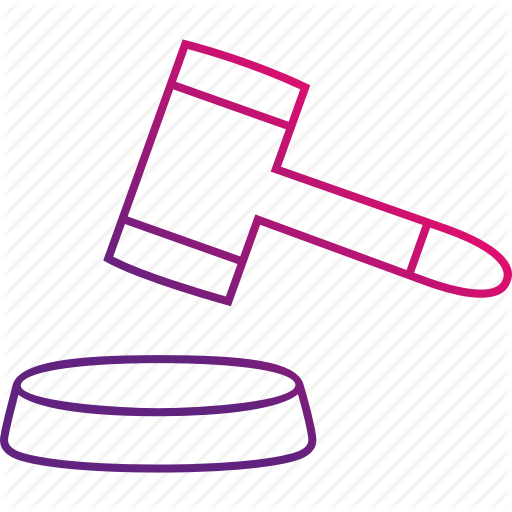 Auction Clipart Court Case - Illustration (512x512)