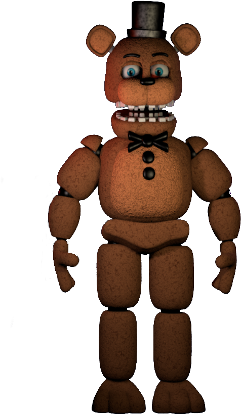 Transparent Fnaf Background Clip Art Free Library - Fnaf Jolly 2 Freddy (535x845)