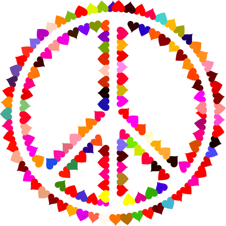 Peace Symbols Love Doves As Symbols - Love And Peace Png (750x750)