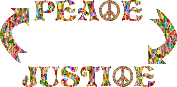 Computer Icons Peace Justice Symbol - Peace And Justice Symbol (693x340)