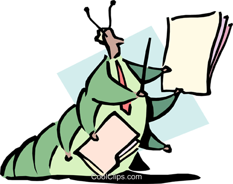 Education/cartoon Caterpillar Royalty Free Vector Clip - Equation (480x378)