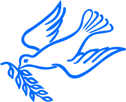 Columbidae Doves As Symbols Peace Computer Icons - Dove Of Peace Png (420x340)