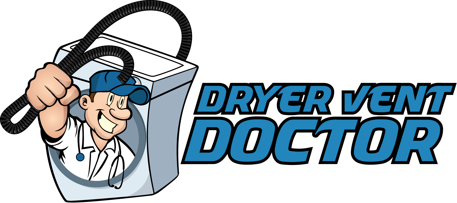 Stuck Clip Vent Clipart - Dryer Vent Doctor (1883x838)