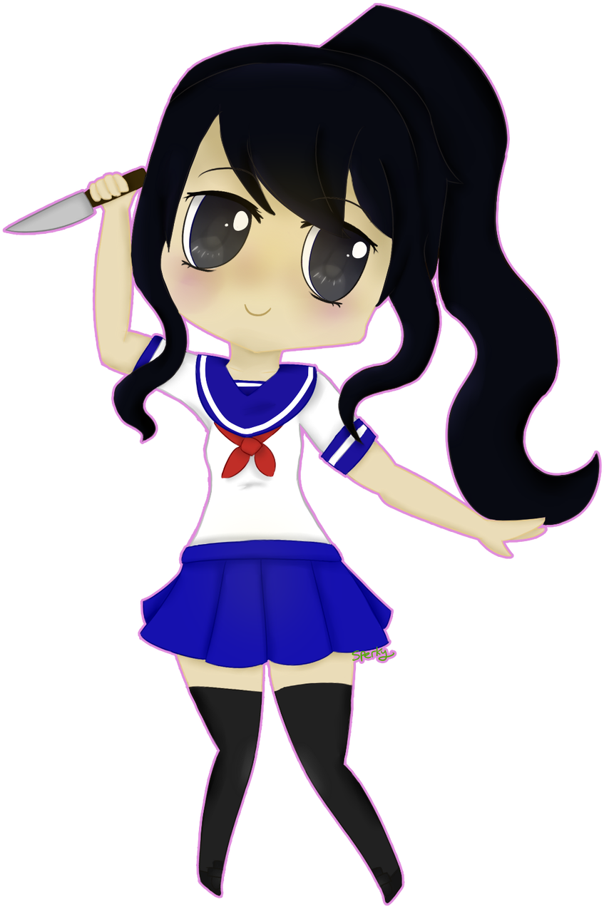 Yandere Chibi By Sparkytinmage Yandere Chibi By Sparkytinmage - Imagenes De Yandere Chibi (900x1365)