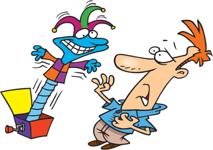 Action Words 04 - Frighten Clipart (426x300)