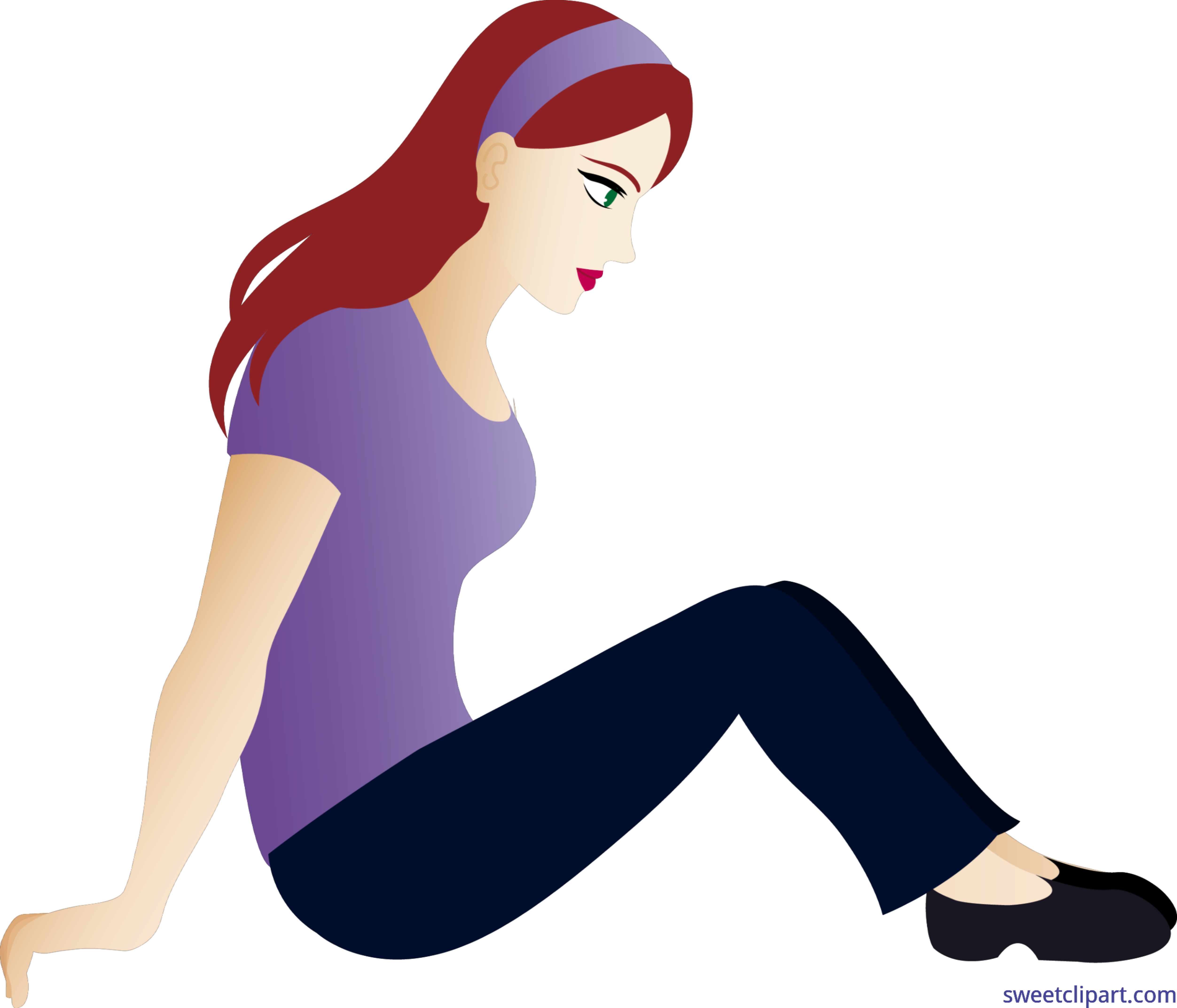 Free Young Woman Brown Hair Clip Art Sweet - Free Young Woman Brown Hair Clip Art Sweet (5009x4289)