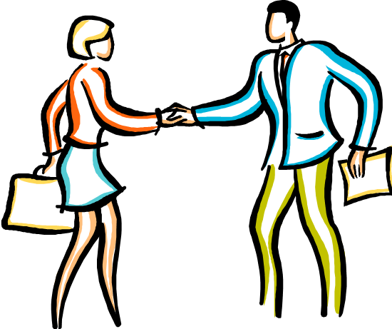 Clip Black And White Stock Hands Shaking Cliparts Zone - Two People Shaking Hands Clip Art (550x461)