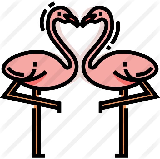 Flamingo Free Icon - Flamingo Png Icon Love (512x511)