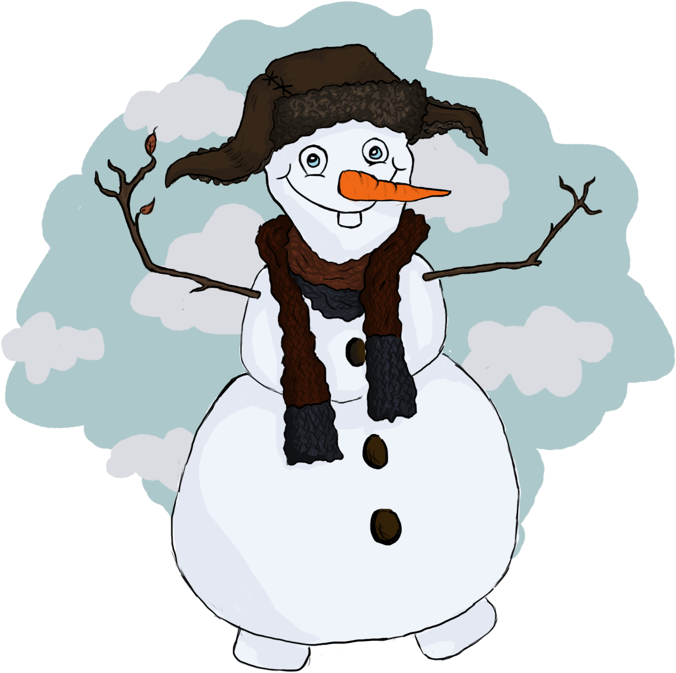 Jpg We Combined Your Favorite Dwarf With Snowman - Snowman (1404x1388)