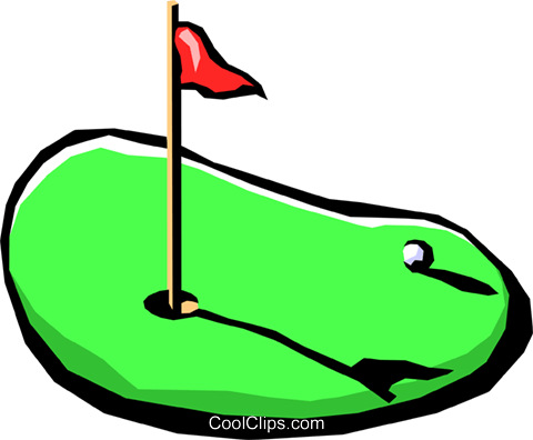 Golf Putting Green Clipart Png (480x396)