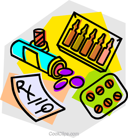Prescription Drugs Royalty Free Vector Clip Art Illustration - Ndc Identifier Or Rxnorm (446x480)