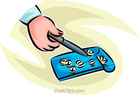 Clipart Image - Filling Prescriptions Clipart (480x327)