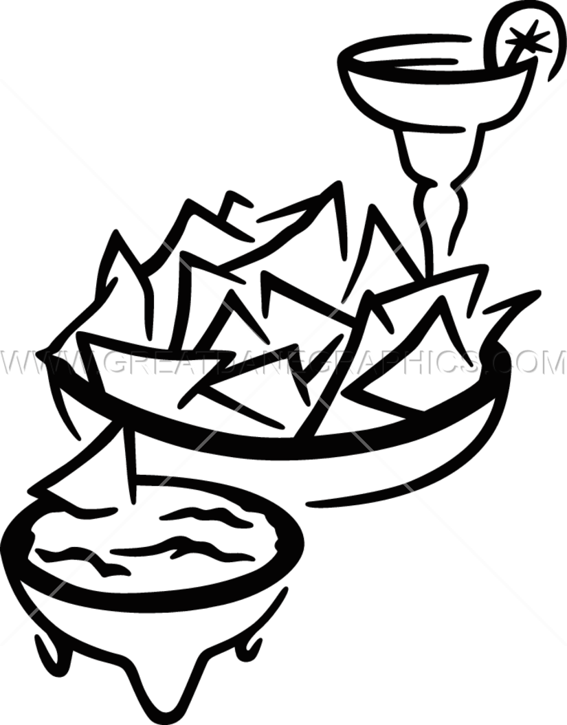 Chips Salsa Png Free Huge Freebie - Chips And Salsa Easy To Draw (825x1055)