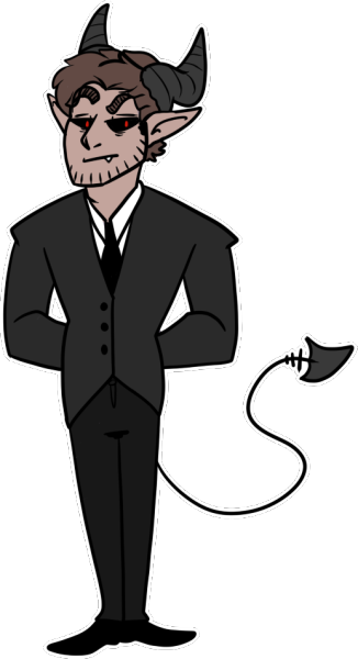 Dorito Demon Dad Is Here - Cartoon (326x600)