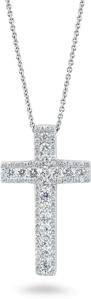 Cross Necklace Png Transparent Clip Art Free Library - Pendant (1024x1024)