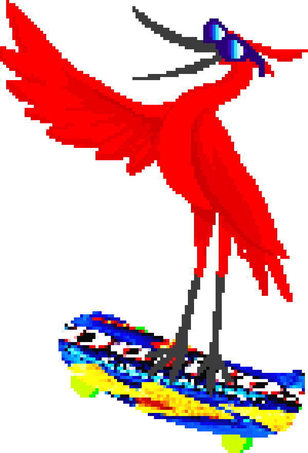 Pixels Cool Ranch Doritos Red Heron Radheron The Bird - Ranch Dressing (600x882)