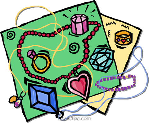 Jewelry Royalty Free Vector Clip Art Illustration - Jewelry Royalty Free Vector Clip Art Illustration (480x398)