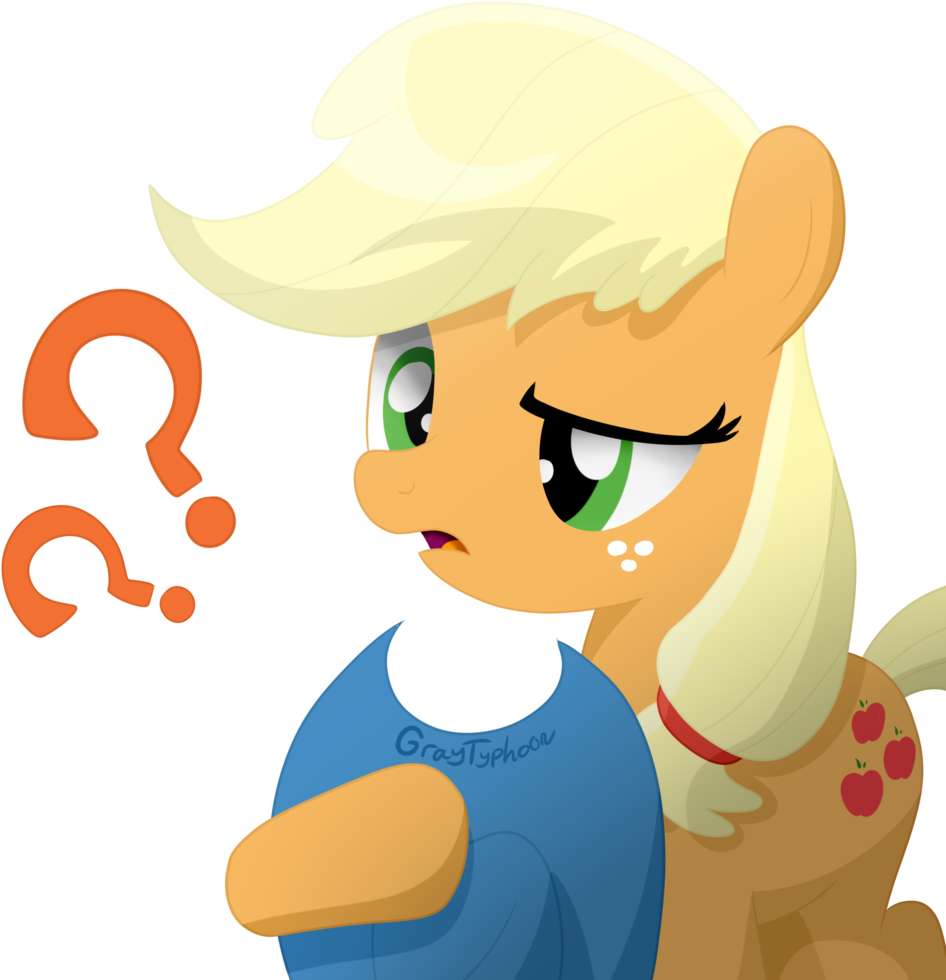 Graytyphoon, Hat, Question Mark, Safe, Solo - Cartoon (1024x1024)