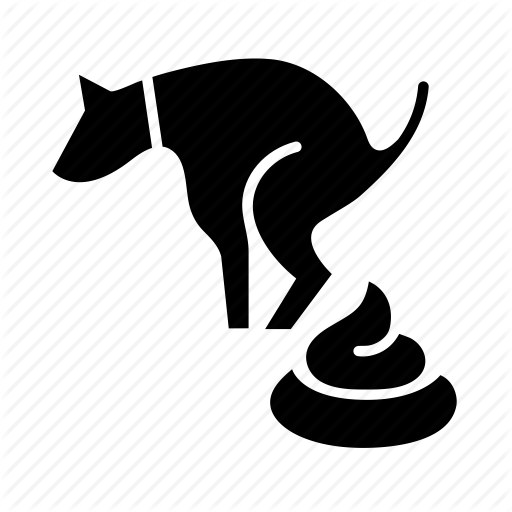 Clipart Black And White Stock Pollution Solid By Yu - Animal Waste Icon (512x512)