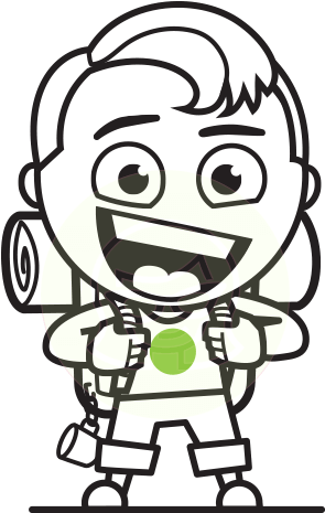 Reggie Full Of Outline Energy Reggie Full Of Outline - Cartoon (457x464)