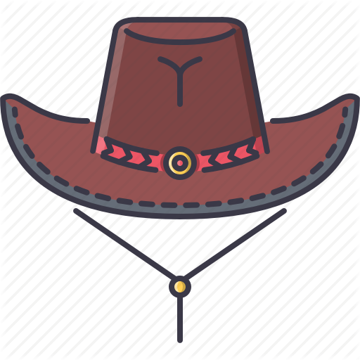 Boys Filled Outline By Last Spark Bandit - Cowboy (512x512)